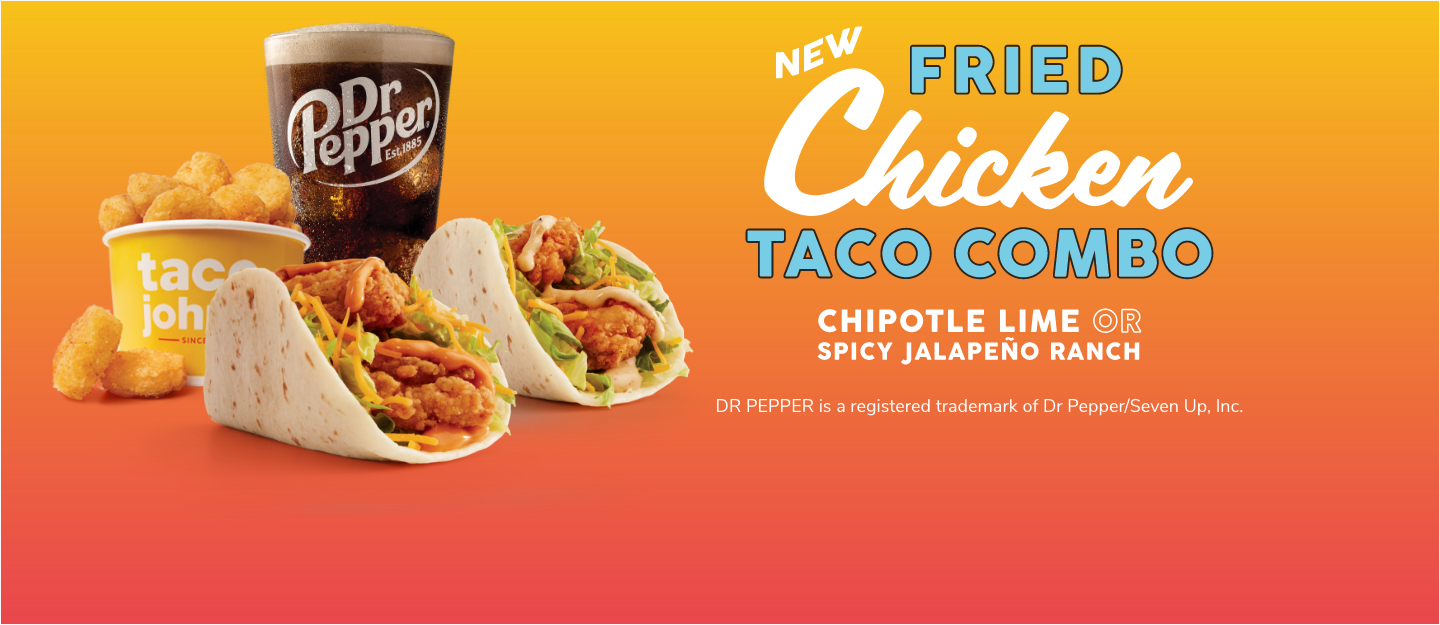 Taco John’s Original Tacos, Burritos, Potato Olés® and more