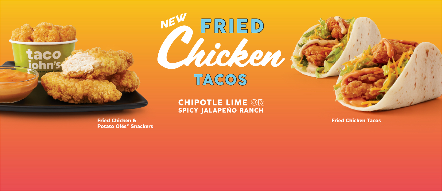 Taco John’s Original Tacos, Burritos, Potato Olés® and more