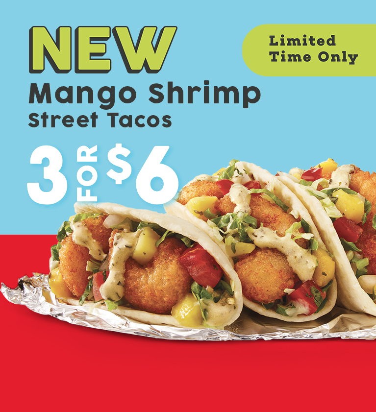 New Mango Shrimp Street Tacos
