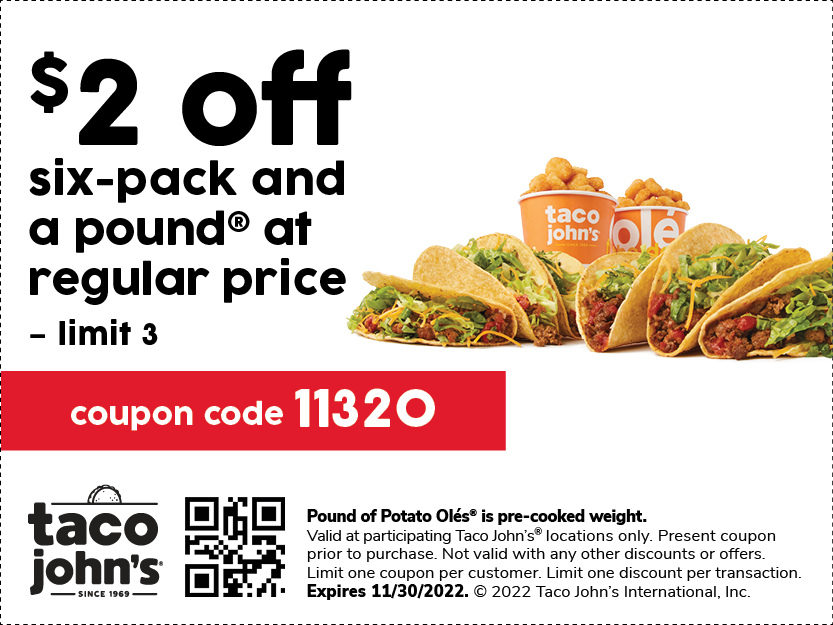 Image of the coupon for https://tacojohns.com/wp-content/uploads/2022/08/34095_TJI_2offspaap_1.jpg