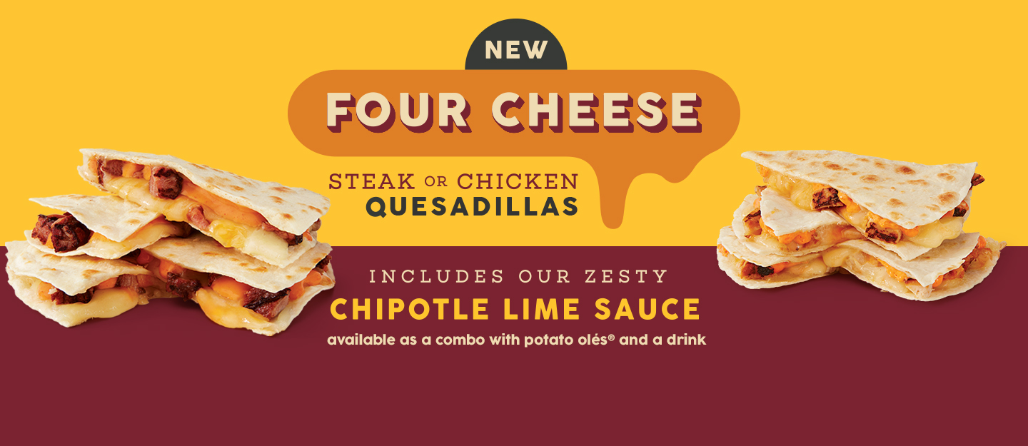 New Four Cheese Quesadillas