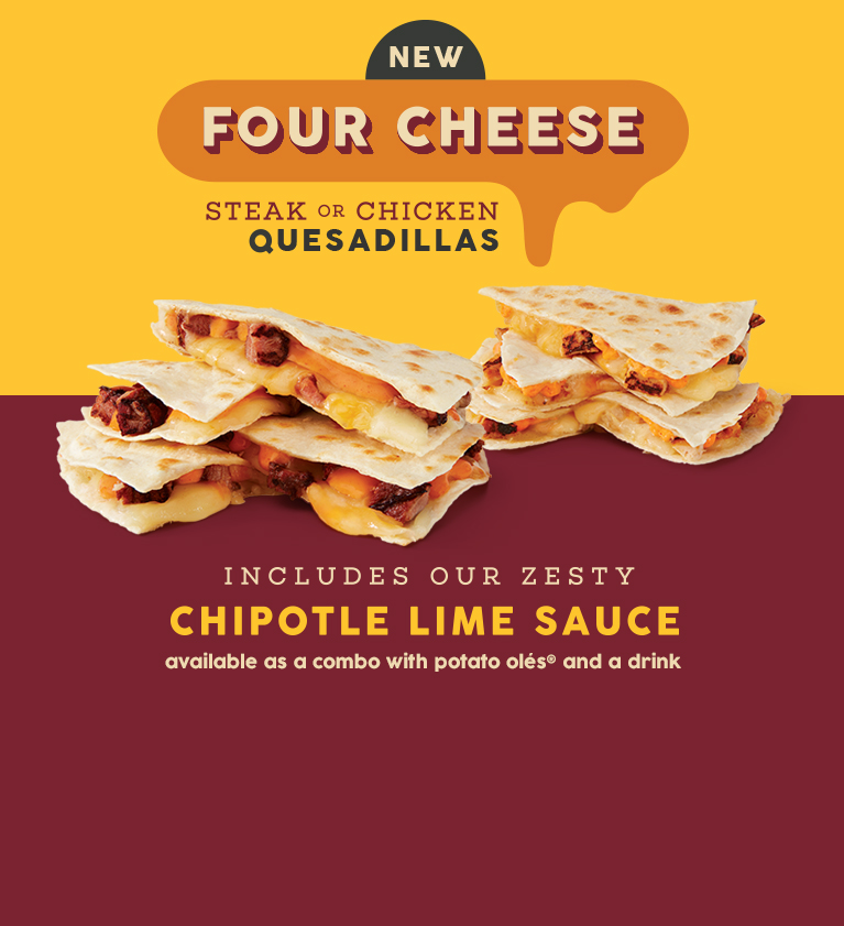 New Four Cheese Quesadillas