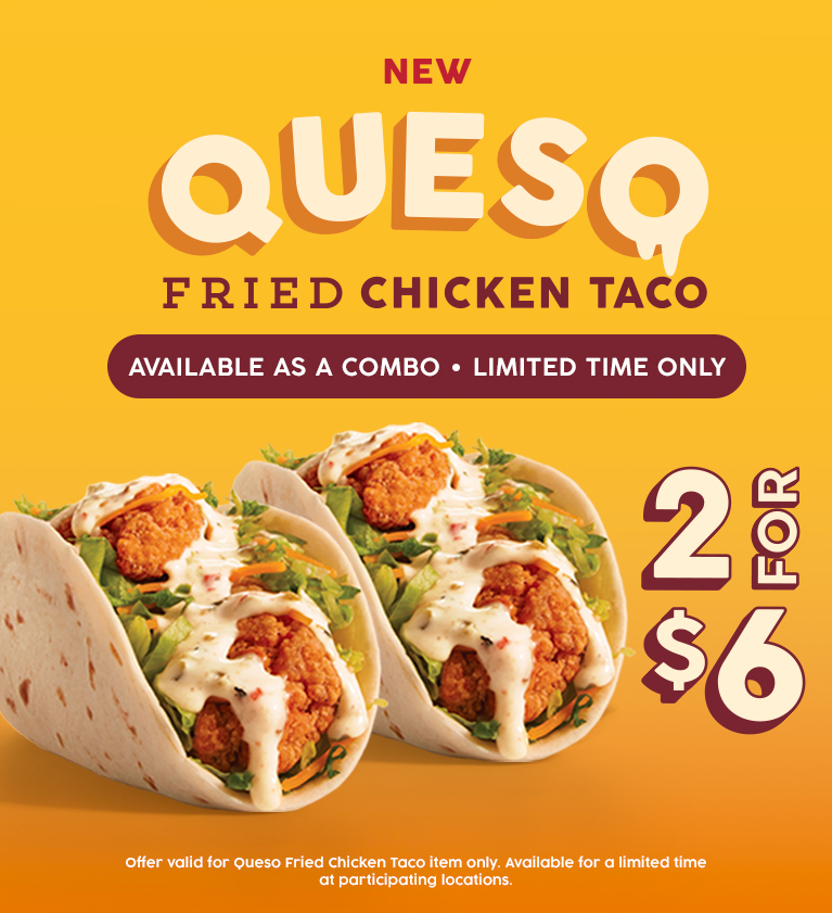 NEW! 2 for $6 Queso FCTs