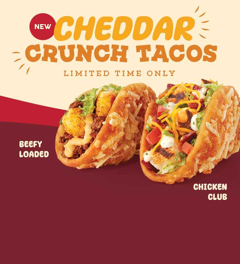 NEW! Cheddar Crunch Tacos