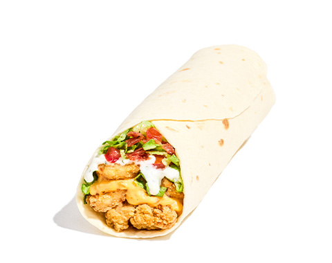 Crispy Chicken Bacon Ranch Burrito