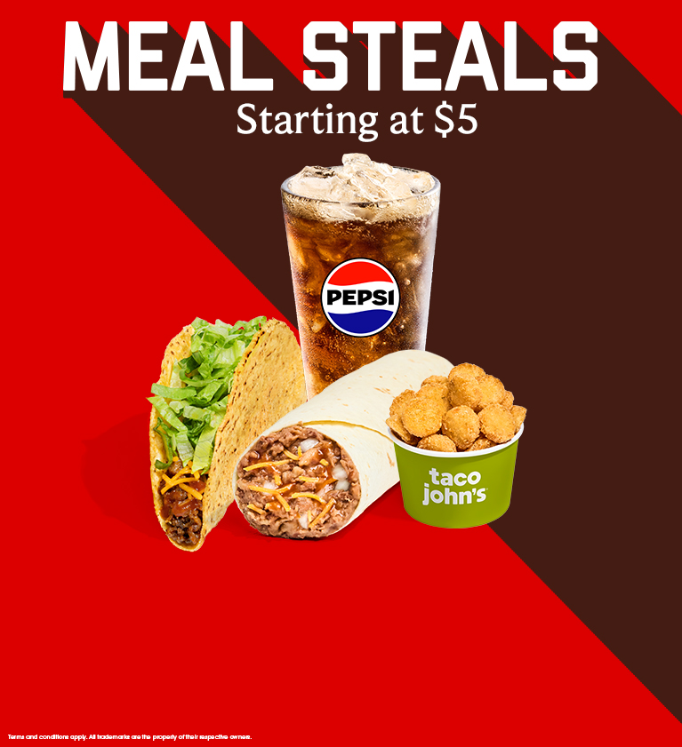 Meal Steals for $5, $7 or $9