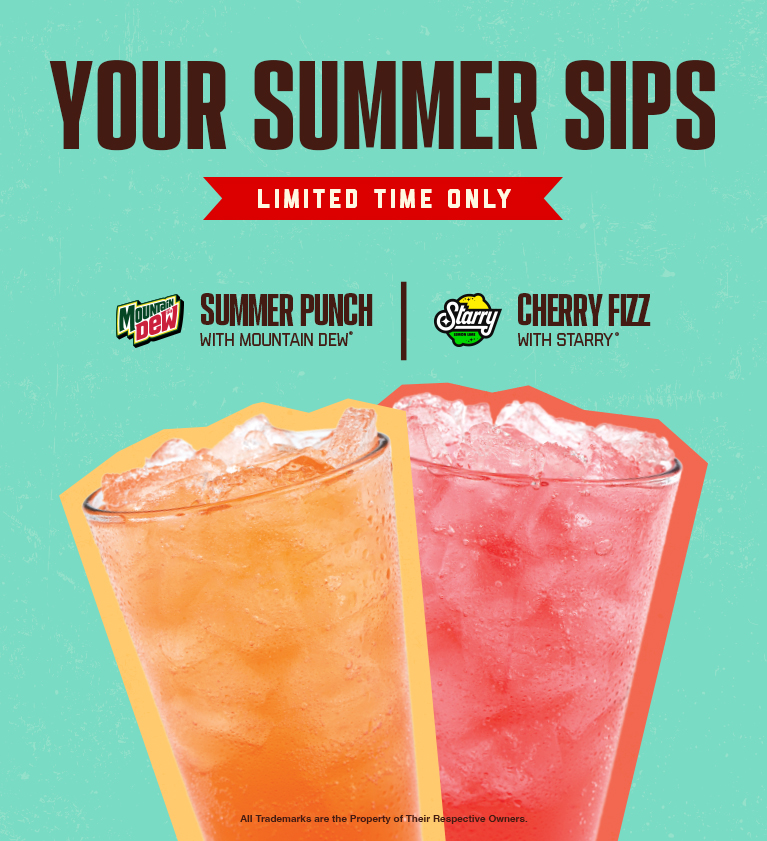 Summer Punch & Cherry Fizz Summer Beverages