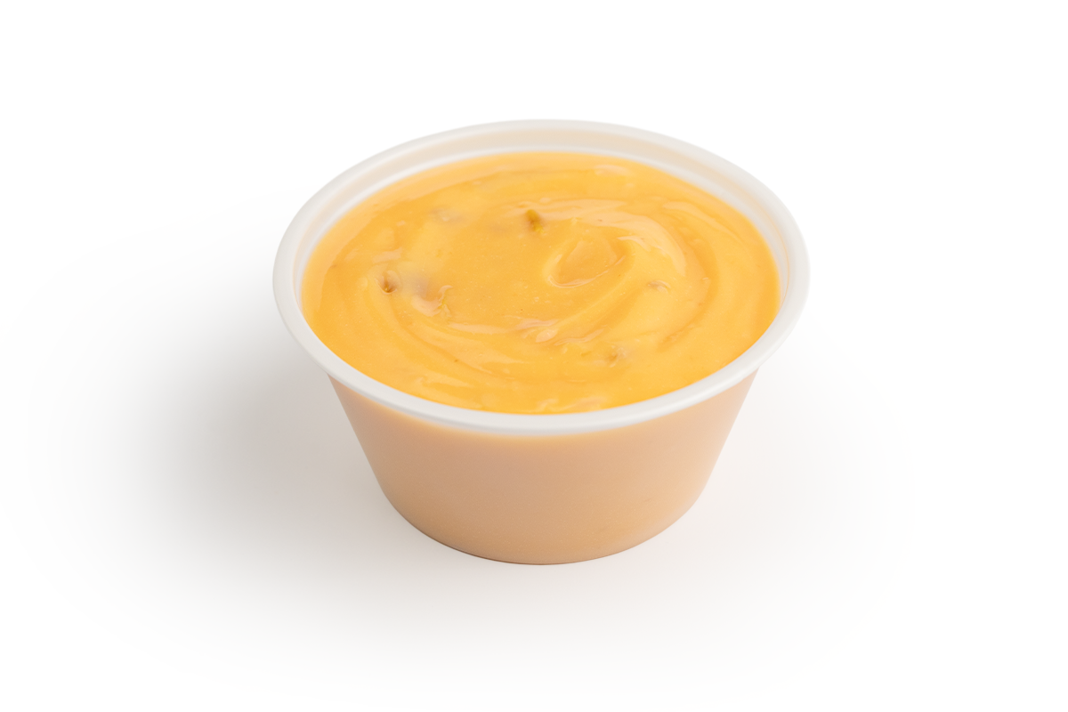 Side cup of nacho cheese